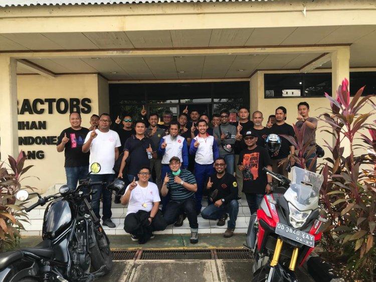 ASMO Sulsel Ajak United Tractors Sosialisasi Berkendara dengan Aman Bersama Honda