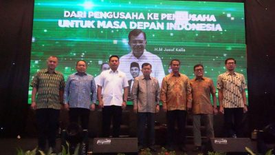 Jusuf Kalla Berbagi Pengalaman ke Ratusan Pengusaha Sulawesi Selatan 