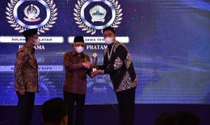 KPPU Award 2023; Pemprov Sulsel Raih Penghargaan Tingkat Kemitraan Daerah