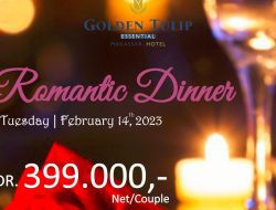 Rayakan “Valentine Day’s di Hotel Golden Tulip Essential Makassar Hanya Rp399 Ribu 