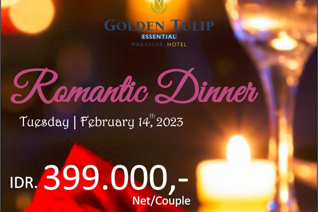 Rayakan "Valentine Day's di Hotel Golden Tulip Essential Makassar Hanya Rp399 Ribu 