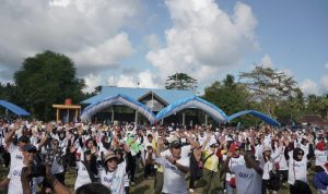 Kolaborasi PLN dan Stakeholders Meriahkan Jalan Sehat HUT ke-25 BUMN, Tembus 4000 peserta