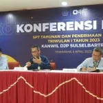 Kanwil DJP Sulselbartra Lapor Kinerja Penyampaian SPT Tahunan Tumbuh 8,1% Dibandingkan 2022