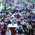 Ribuan Masyarakat Sholat Ied Bersama PanglimaTa, Andi Muhammad Ucapkan Mohon Maaf Jika Selama Ini Ada Sikap dan Kata yang Kurang Berkenan