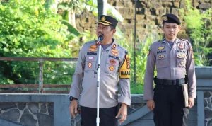 Begini Arahan Wakapolres Pelabuhan saat Pimpin Apel Pagi