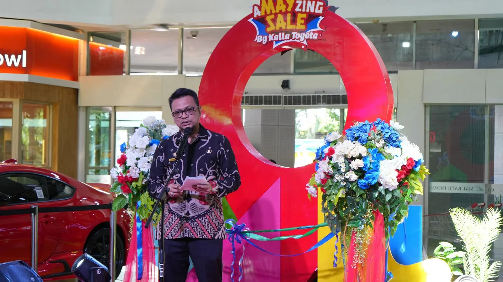 Kadisdag Makassar Buka Public Display Kalla Toyota di Mari