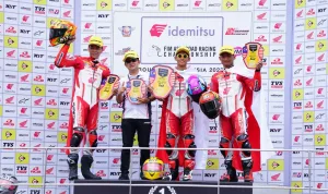 Naik Podium, Pembalap Honda Berhasil Boyong Juara