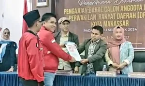 KPU Kota Makassar Terima Berkas Lengkap 50 Bacaleg PSI