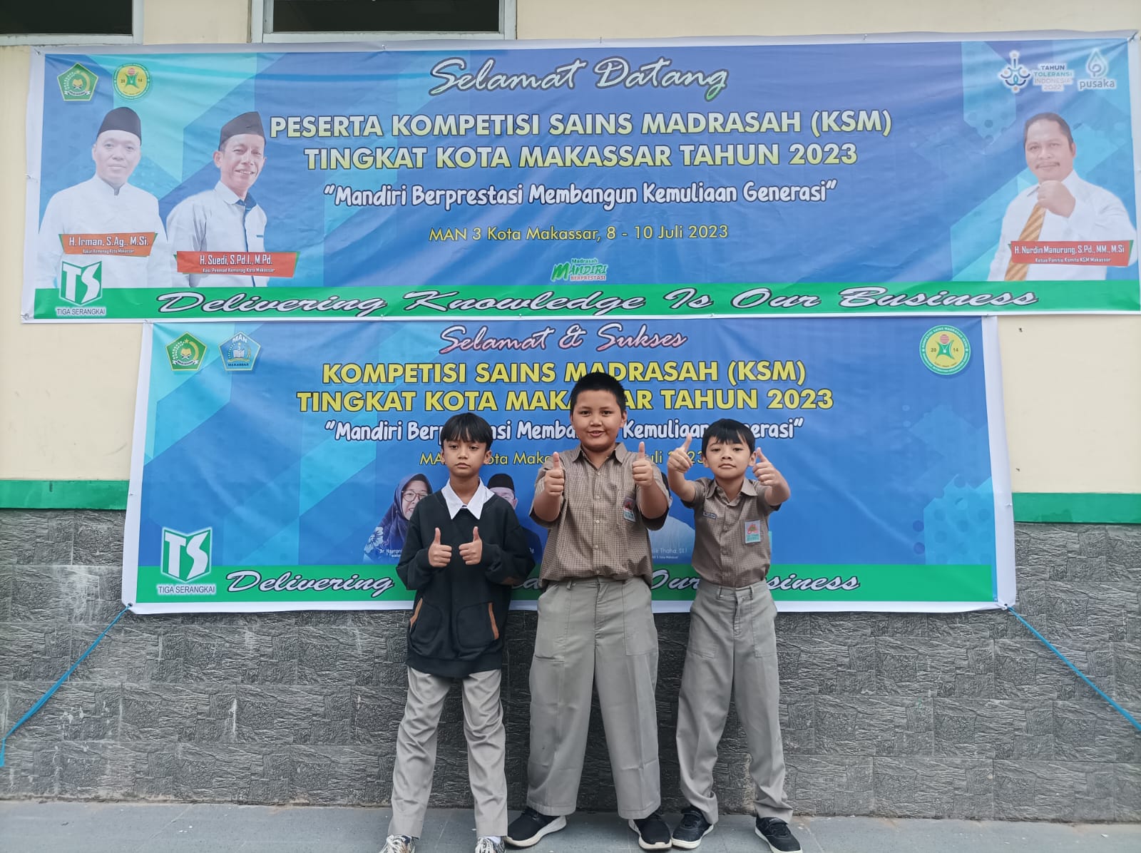 foto siswa sekolah islam athirah yang lolos