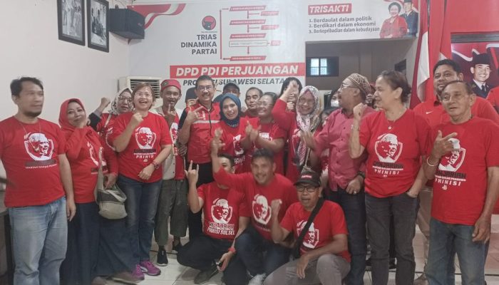 Ketua DPD PDIP Terima Kunjungan Tim Relawan Ganjarian Phinisi Sulsel