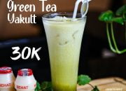 Nikmati Greentea Yakult ala Hotel Golden Tulip Essential Makassar. Harganya Hanya Rp 30 Ribu