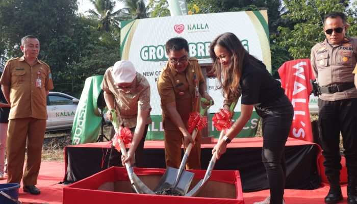 Kalla Translog & Unilever Gelar Groundbreaking New Concess Wall’s Airmadidi. Kapasitasnya 16.000 Karton