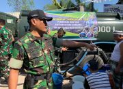 Sansidam XIV/Hsn Bagikan Sembako dan Air Bersih Ke Warga di Kelurahan Pampang Kecamatan Panakukkang