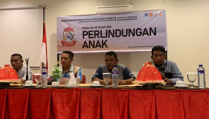 Angota DPRD Makassar Supratman Gelar Sosper Tentang Perlindungan Anak