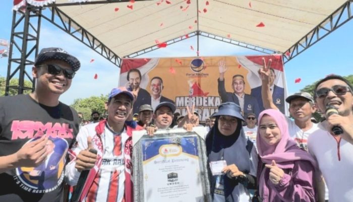 Selamat, Istri Buruh Harian Dapat Hadiah Umroh di Jalan Sehat Anak rakyat