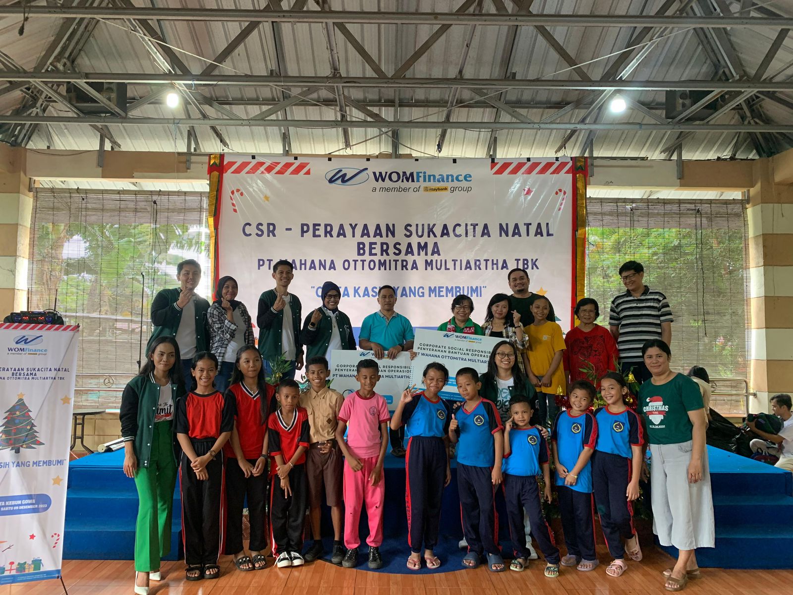 kegiatan CSR WOM Finance di Wisata Pantai Gowa