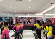 Rayakan Hut Pertama , Komunitas Sensasi Squad Adakan Lomba Senam