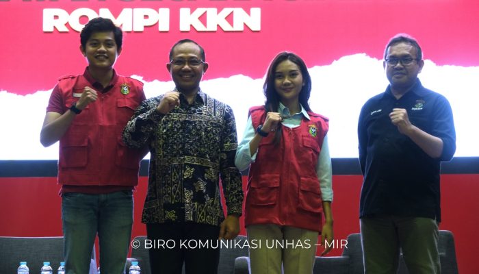 KKN UNHAS Gelombang 111 Dilepas, Libatkan 1.280 Mahasiswa Pada VIII Kabupaten Kota di Sulsel