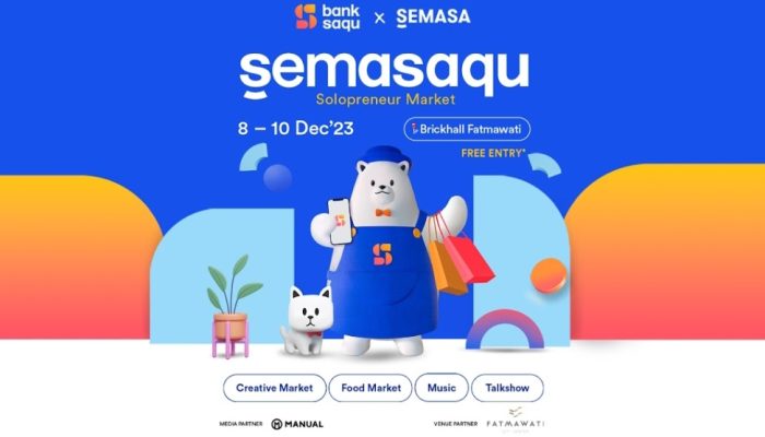 Bank Saqu Kembali Berkolaborasi dengan Semasa. Semasaqu Pasar Kreatif Lokal