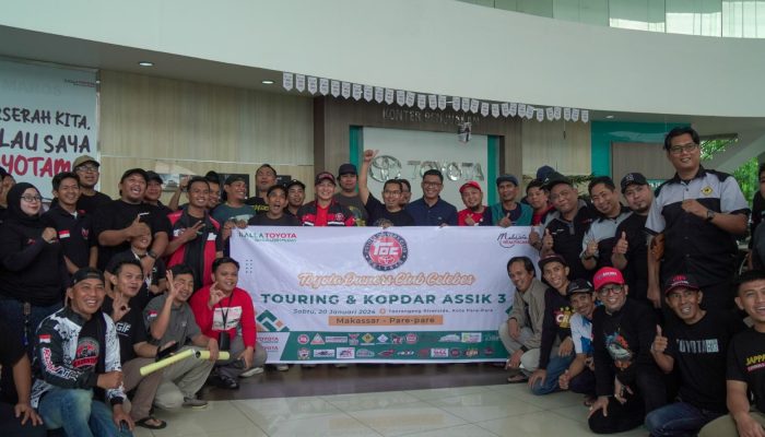 Celebes Gelar Touring & Kopdar Assik 3 ke Kota Pare-pare