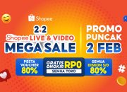 Cek di Sini, Kejutan Shopee Live dan Video Mega Sales 2.2