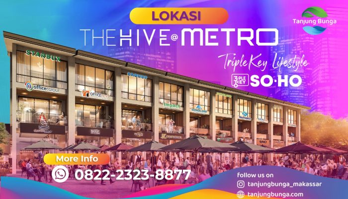 PT GMTD Hadirkan The Hive @Metro, “Triple Key” 3 Kemudahan dalam 1 Hunian