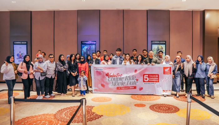 Gelar Valentine Couple Ride & Movie Date, Asmo Sulsel Komitmen Dekatkan Honda Jagoanku kepada Masyarakat