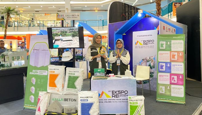 Kalla Beton Tampilkan Peragaan Mockup dan Penawaran Menarik Dalam Pameran Expo REI SulSel 2024