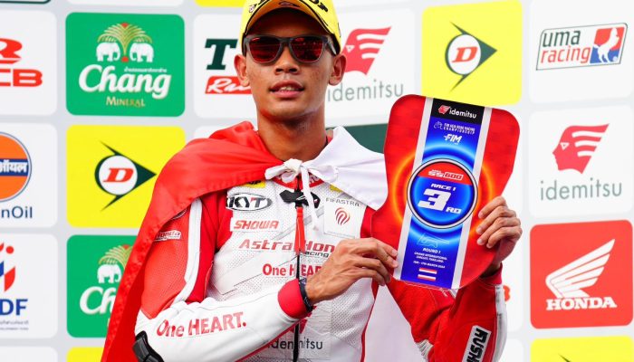 Astra Honda Racing Team Dulang Podium Perdana di ARRC Buriram