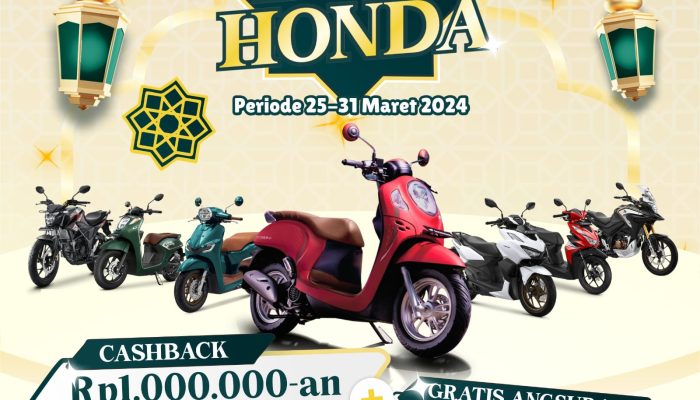 Honda Bagi-bagi THR hingga Rp1 Juta untuk Pembelian Honda Scoopy dan Vario 160