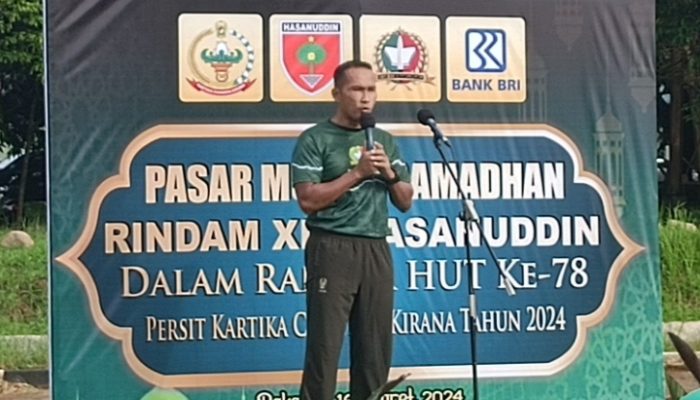 Jaga Stabilitas Harga Pangan di Masyarakat, Rindam XIV Hasanuddin Gelar Pasar Murah Ramadhan . Beras 5 Kilogram hanya Rp65 Ribu