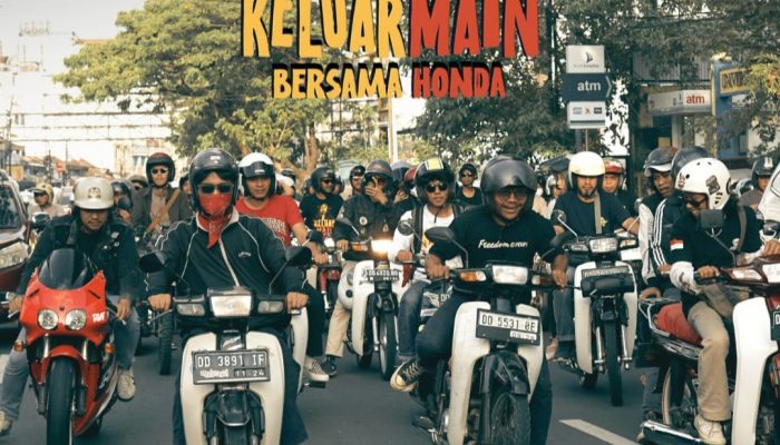 Selenggarakan City Rolling Honda Klasik, Bukti Astra Motor Sulawesi Selatan Turut Sukseskan Film Keluar Main 1994