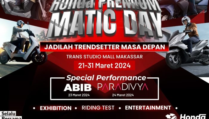 Tahun Ini, Astra Motor Sulawesi Selatan Gelar Honda Premium Matic Day di Empat Lokasi