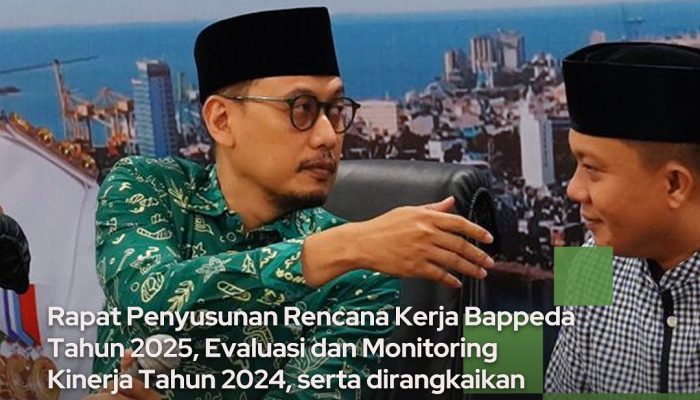 BAPPEDA Makassar Gelar Rapat Penyusunan Rencana Kerja Tahun 2025 dan Evaluasi Monitoring Kerja 2024