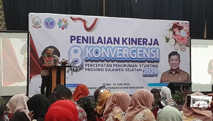 Kepala Bappeda Makassar Hadiri Evaluasi Kinerja Penurunan Stunting 2024 Tingkat Sulsel