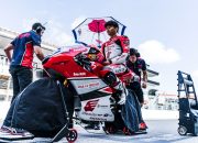 Pebalap Astra Honda Arbi Aditama Siap Taklukan Tantangan Kelas Dunia di GP Catalunya