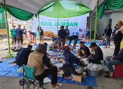 Idul Adha 1445 H, Pegadaian Kanwil Makassar Potong dan Bagikan 107 Ekor Hewan Qurban