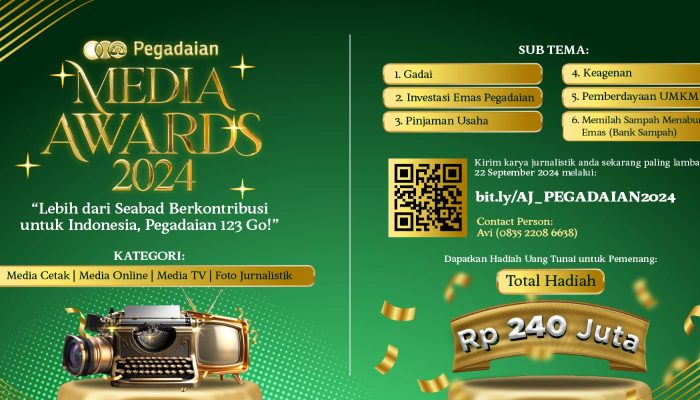 123 Go!! Pegadaian Media Awards 2024 Resmi Digelar