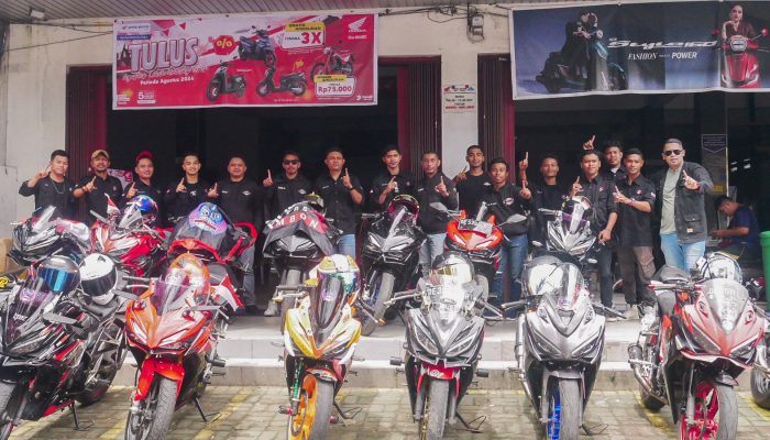 Astra Motor Bersama Komunitas Motor CBR Adakan Bakti Sosial di SLB Tuna Rungu Karya Kasih Ambon