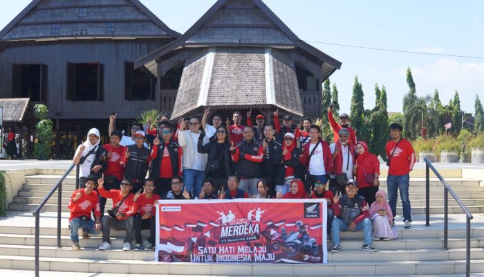 Rayakan Hari Kemerdekaan Indonesia ke-79, Astra Motor Sulawesi Selatan Gelar City Rolling Convoy Merdeka