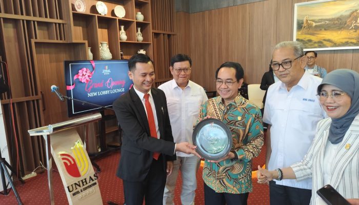 Resmikan Lounge Baru, Hotel UNHAS Convention Kantongi Sertifikat Bintang 4