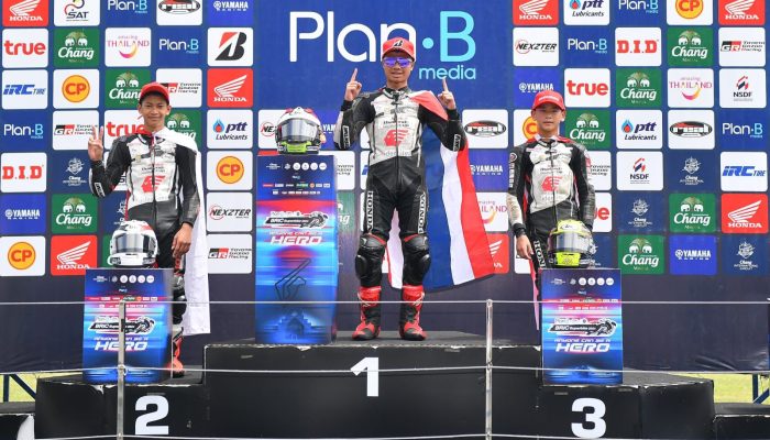 Pebalap Astra Honda Cetak Podium Perdana di Thailand Talent Cup 2024