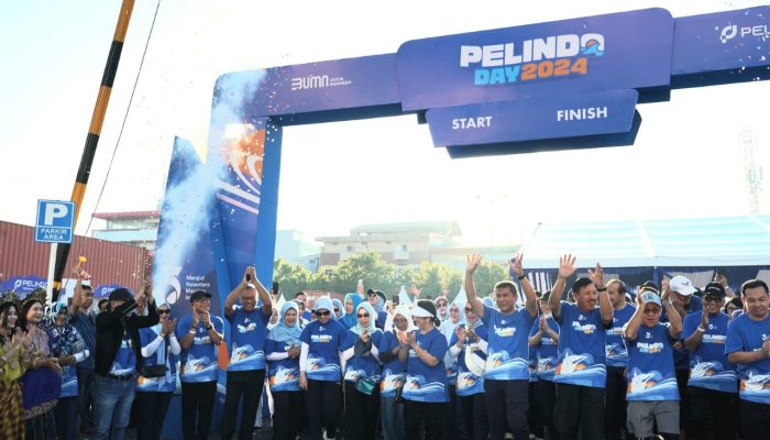 1.500 Karyawan Pelindo Meriahkan Jalan Sehat di Pelabuhan Makassar