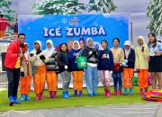 Trans Snow World Makassar Sukses Selenggarakan Event Ice Zumba Bertema Olahraga di Salju Pertama di Makassar