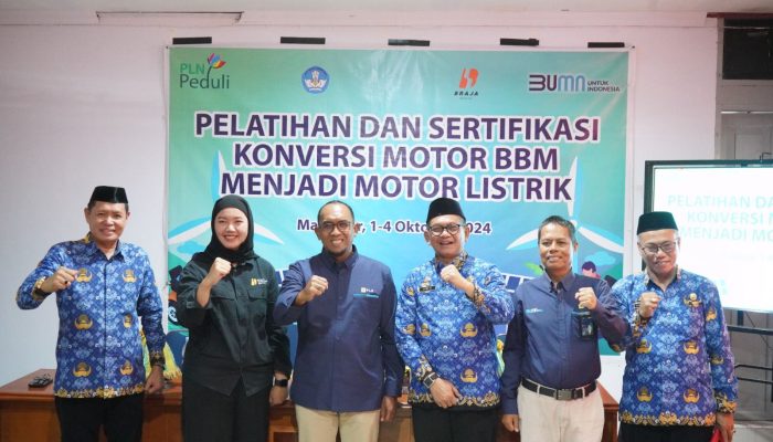 Konversi Motor BBM ke Motor Listrik, Keahlian Baru dari Program Pelatihan TJSL PLN