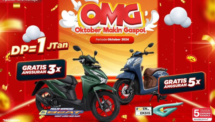 Dealer Honda Wilayah Gowa, Takalar, Jeneponto, Bantaeng, dan Bulukumba Hadirkan Promo Spesial Oktober