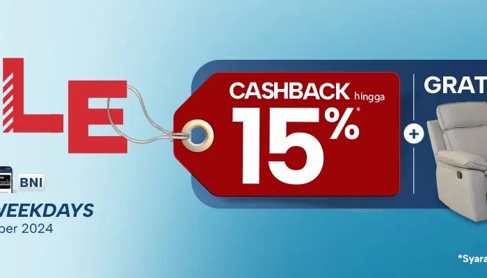 Beli Sofa Gratis Sofa, Informa Latanete Tawarkan Cashback Hingga 15 Persen