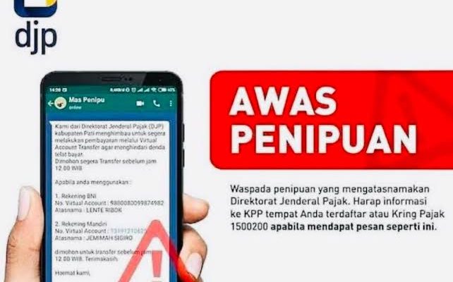 Waspada! Modus Penipuan Terbaru yang Mengatasnamakan DJP