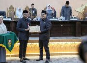 PJ Sekda Makassar, Firman Pagarra Sampaikan Realisasi APBD 2023 di DPRD Kota Makassar