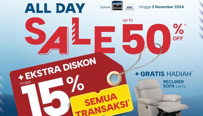 Informa Latanete Gelar Diskon Akhir Tahun Hingga 50% + Hadiah Sofa